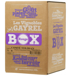comte tolosan gayrel merlot rouge 5l 205005980