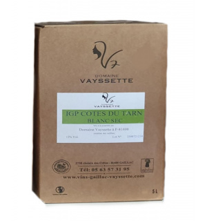 domaine vayssette blanc 5l 4294789